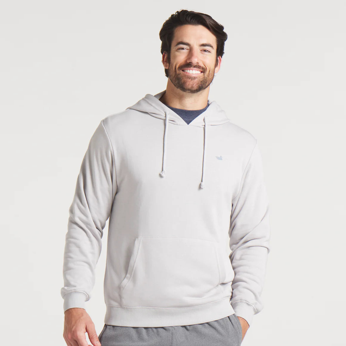 Duck Originals Surfside Hoodie in Light Gray by Southern Marsh