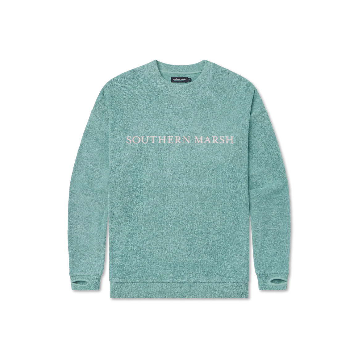 The Sunday Morning Sweater in Washed Kelly Green by Southern Marsh