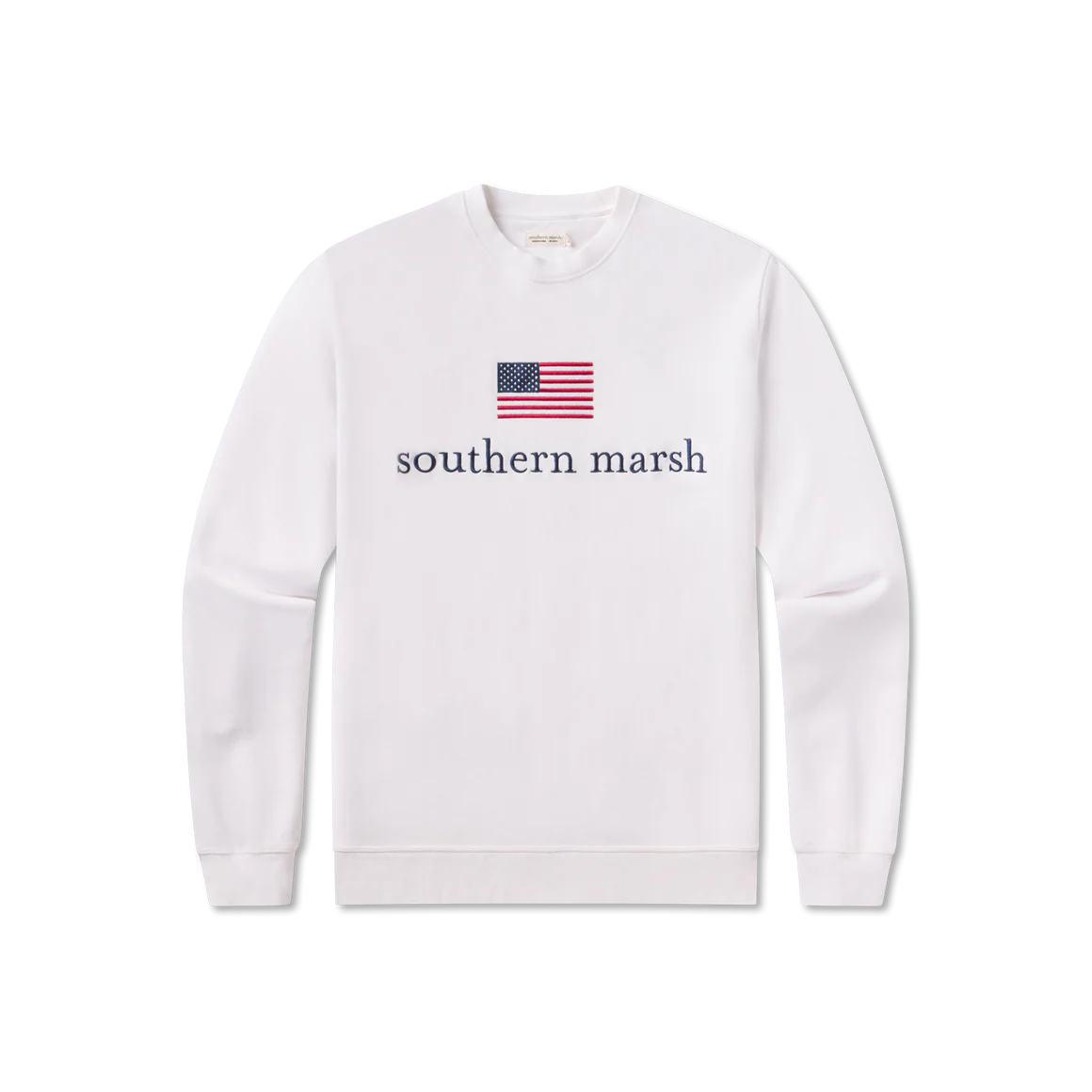 Seawash Sweatshirt- American Flag by Southern Marsh