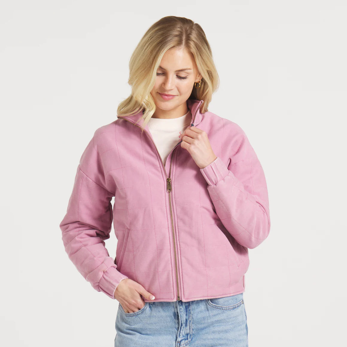 Van Horn Vintage Jacket in Washed Camellia by Southern Marsh