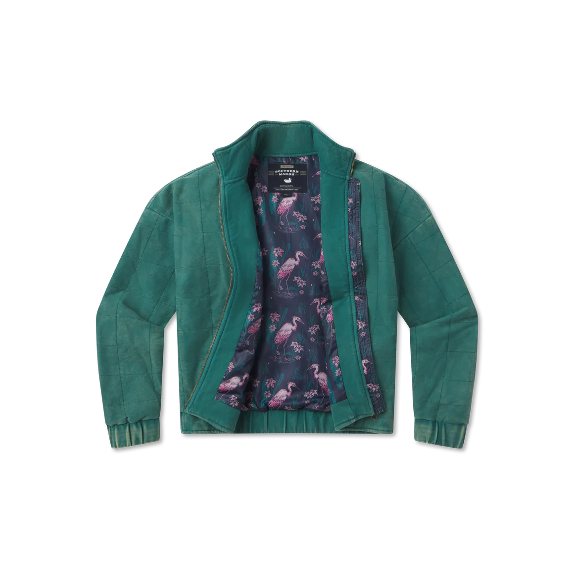 Van Horn Vintage Jacket in Washed Dark Green by Southern Marsh