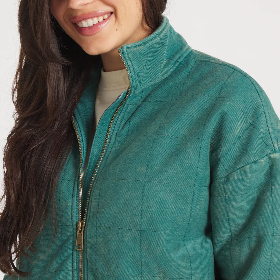 Van Horn Vintage Jacket in Washed Dark Green by Southern Marsh