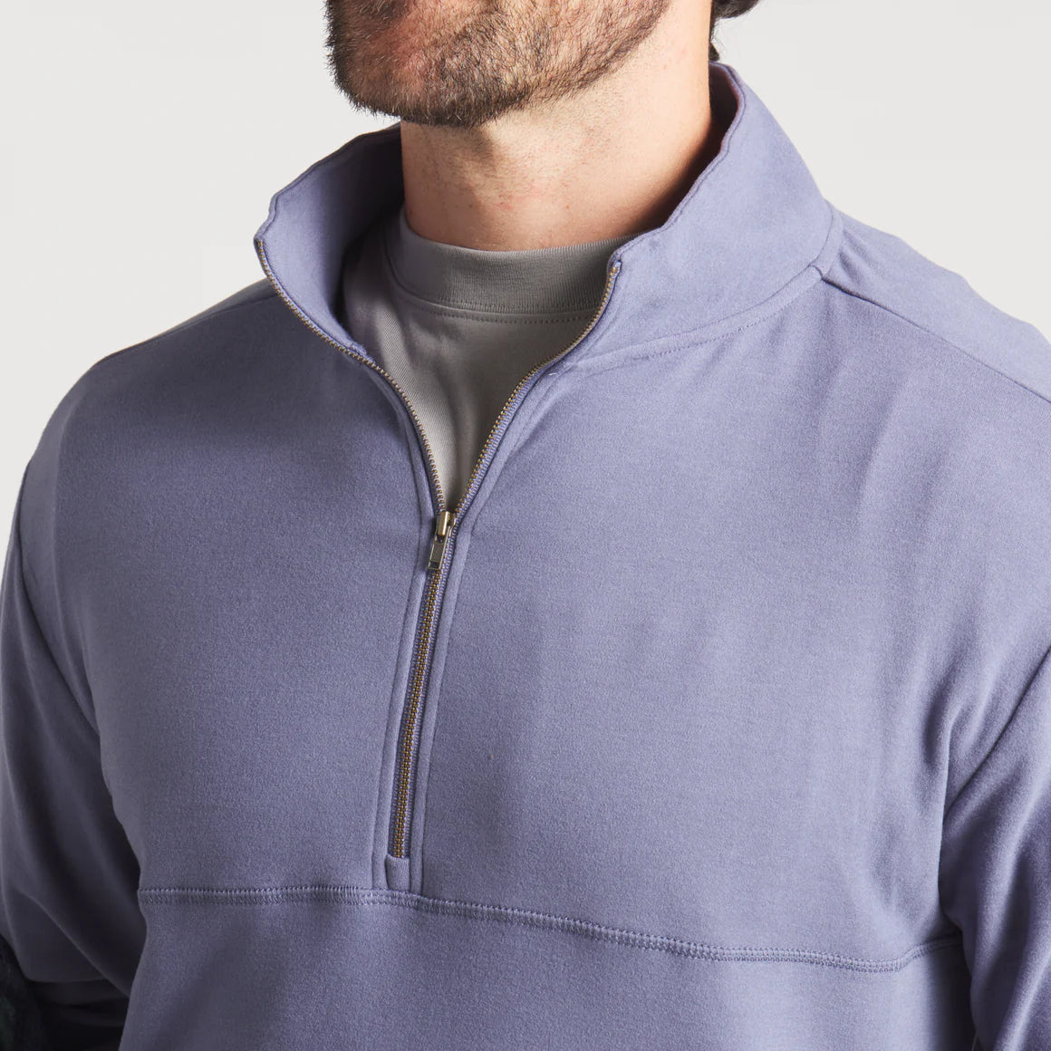 Woods Cross Brushed Pullover in Slate by Southern Marsh