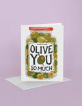 olive greeting card