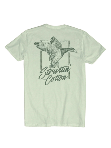 One Color Mallard by Struttin' Cotton in green tea