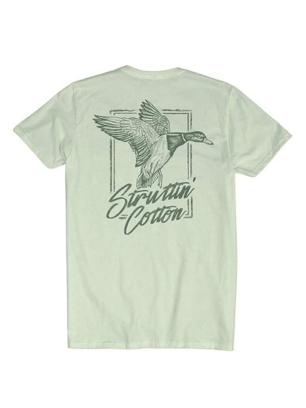 One Color Mallard by Struttin' Cotton in green tea