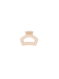 Open Almond Beige Petite Hair Clip By Teleties