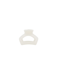 Open Coconut White Petite Hair Clip by teletie