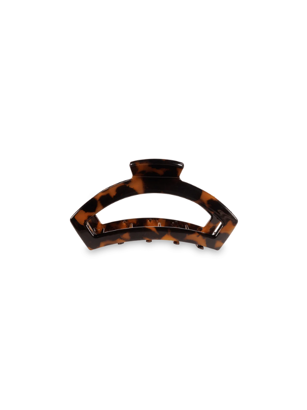 Open Tortoise Medium Hair Clip teleties