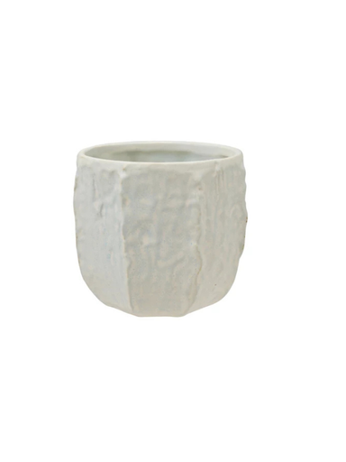 Organic Shaped Planter in Matte Mint small