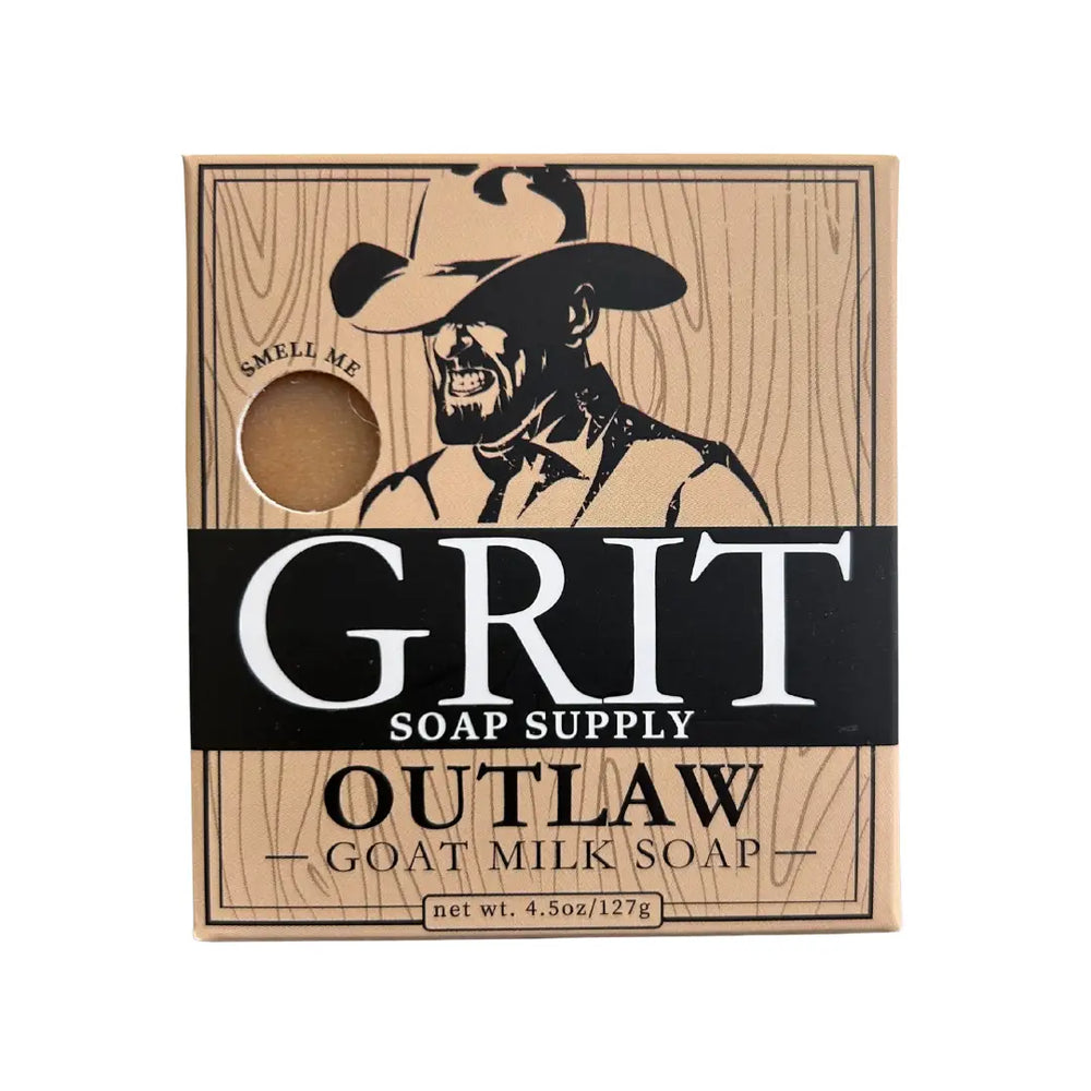 Grit soap supply outlaw goat milk soap