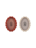 Oval Scalloped Photo Frame- 2 Colors 