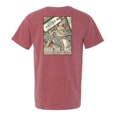 Over The Limit T-Shirt in Brick by mad hatter