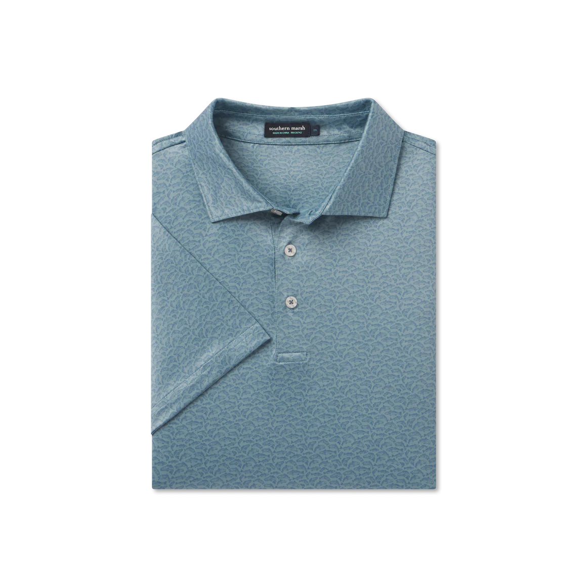 Flyline Performance Polo - Redfish in Burnt Sage