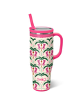 pink tiger and palm trees mega mug