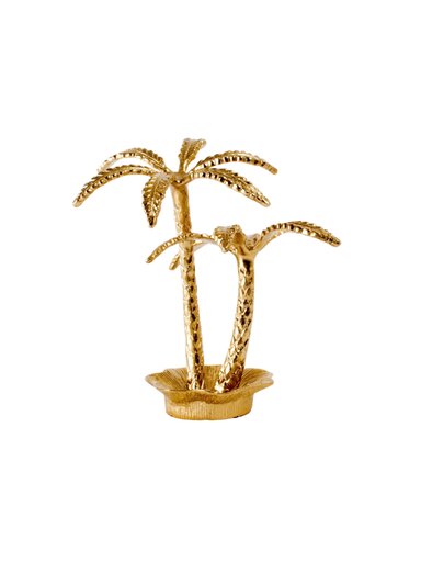 gold palm tree jewelry dish