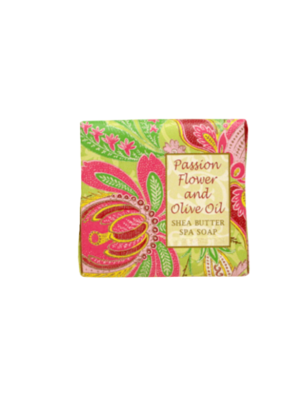 Passion flower and olive oil shea butter soap