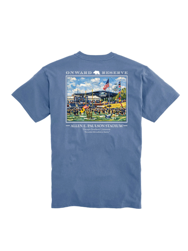 Paulson Stadium GSU Tee By Onward Reserve in blue