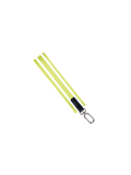 lime green and white key strap