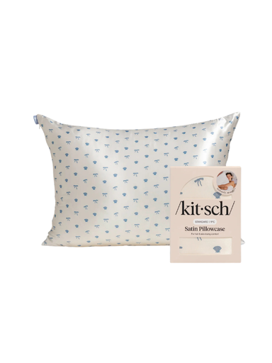 seashell printed satin pillow case