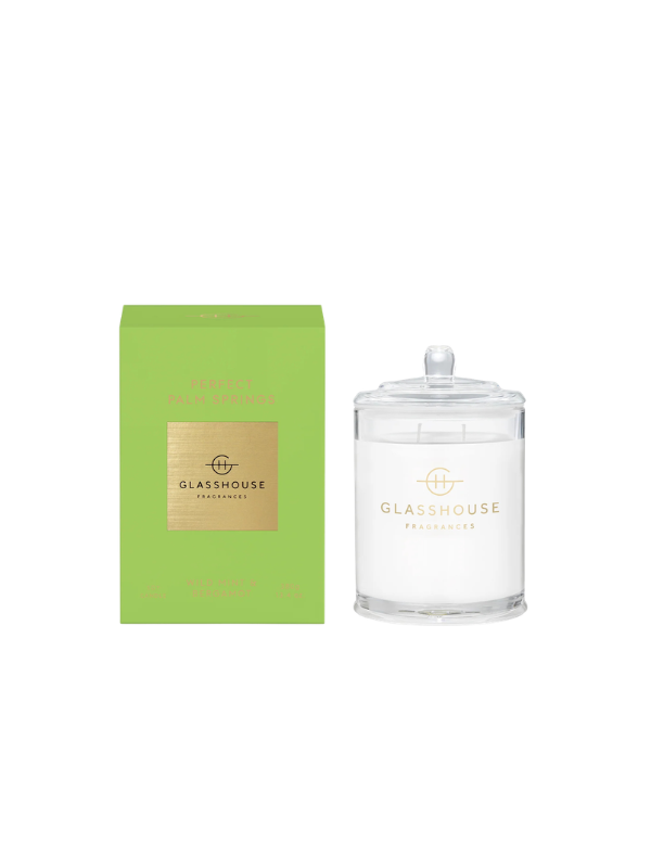 wild mint and bergamot scented candle