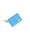 blue clip on card holder 