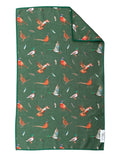 green Pheasant- Double-Sided Hand Towel