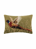 Pheasant Hook Pillow green