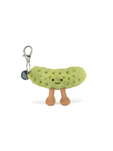 green pickle keychain