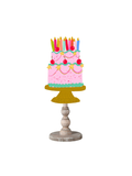 Pink Cherries Birthday Cake Topper candles