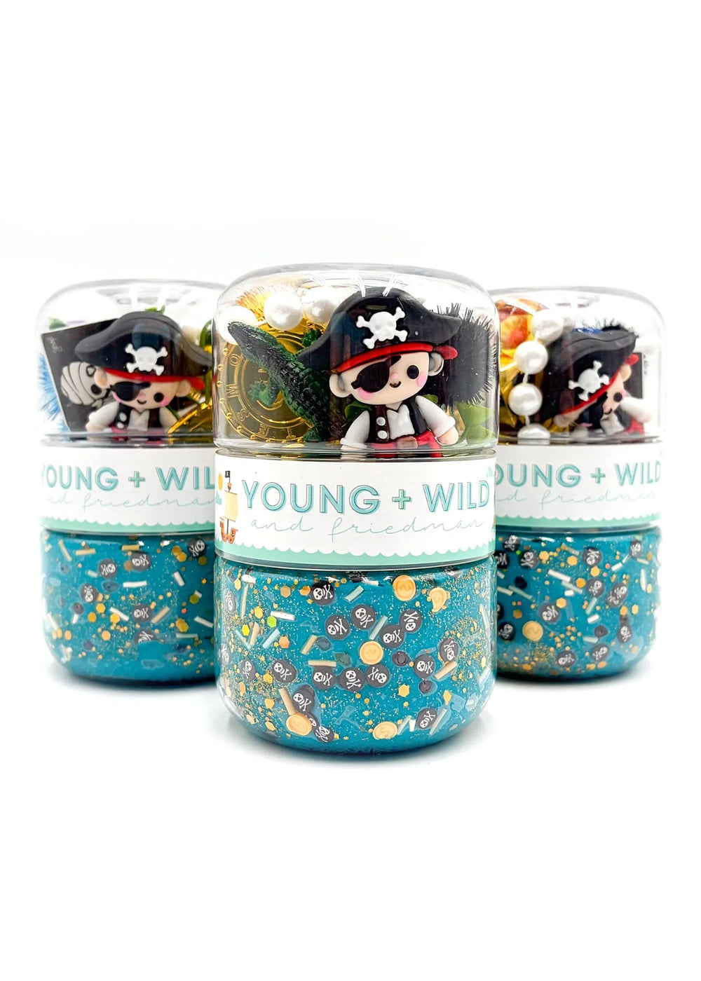 Pirate Grab & Go Dough Jar senory play kids children screen free