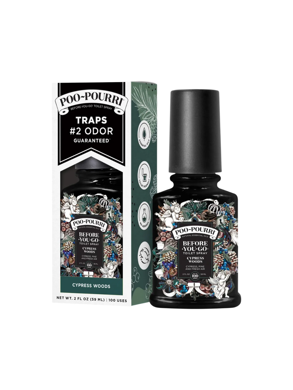 Poo~Pourri Cypress Woods 2oz toilet