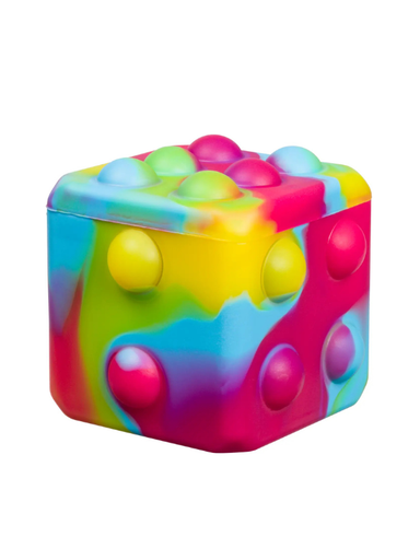 Colorful rainbow fidget cube