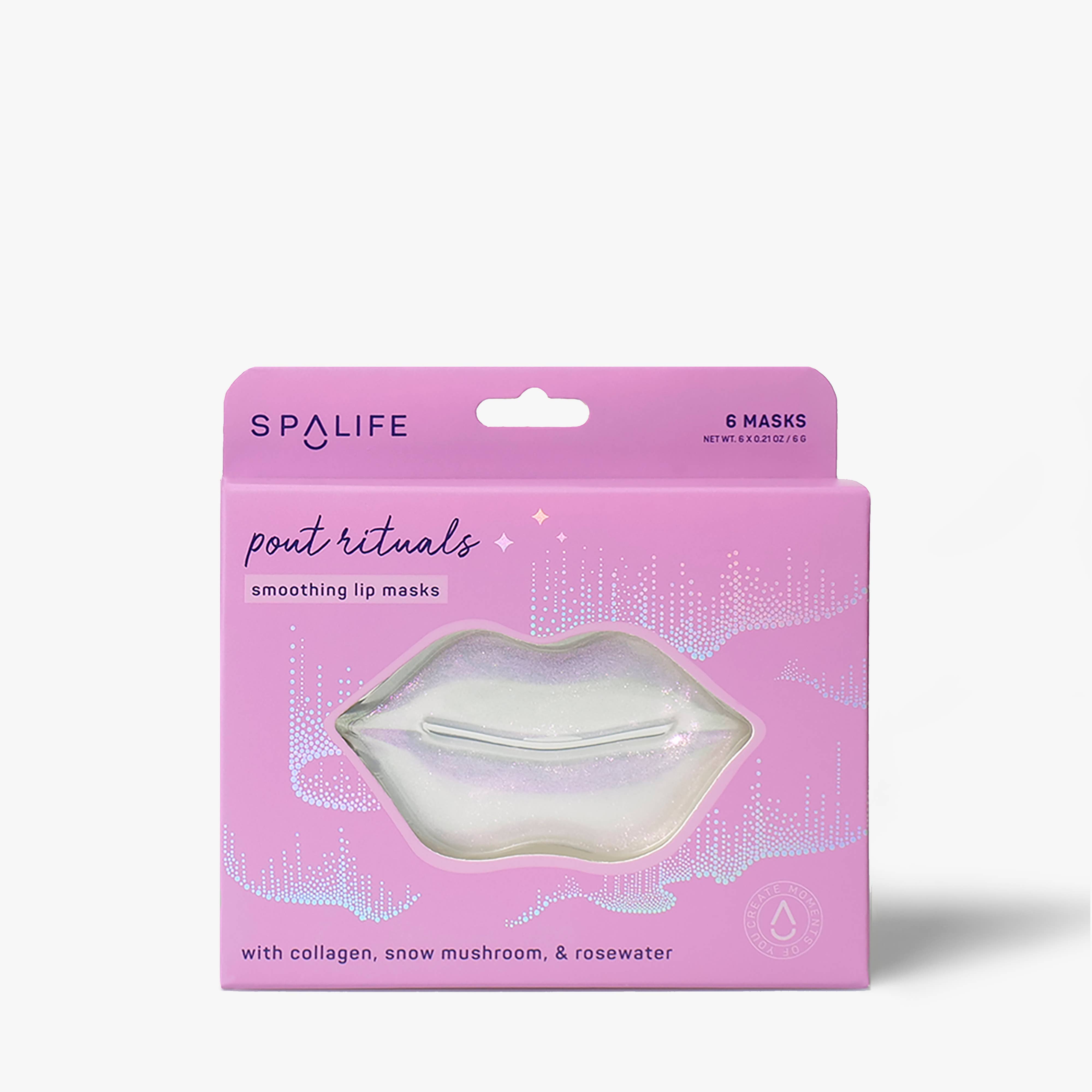 Pout Rituals Smoothing Hydrogel Lip Masks by spa life