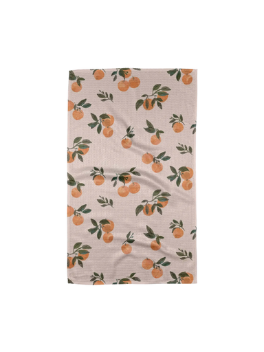 Pretty in Peach Tea Towel