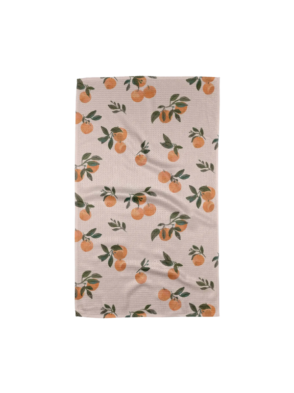 Pretty in Peach Tea Towel