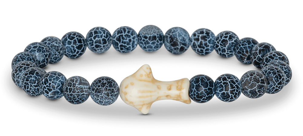 Fahlo Whale Shark Bracelet in Deep Blue