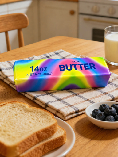 tie dye squish butter 