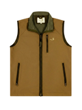 The Reelfoot Layering Vest is built for that role with a windproof, water-resistant softshell exterior and a bonded-fleece interior.
