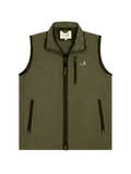 The Reelfoot Layering Vest is built for that role with a windproof, water-resistant softshell exterior and a bonded-fleece interior.