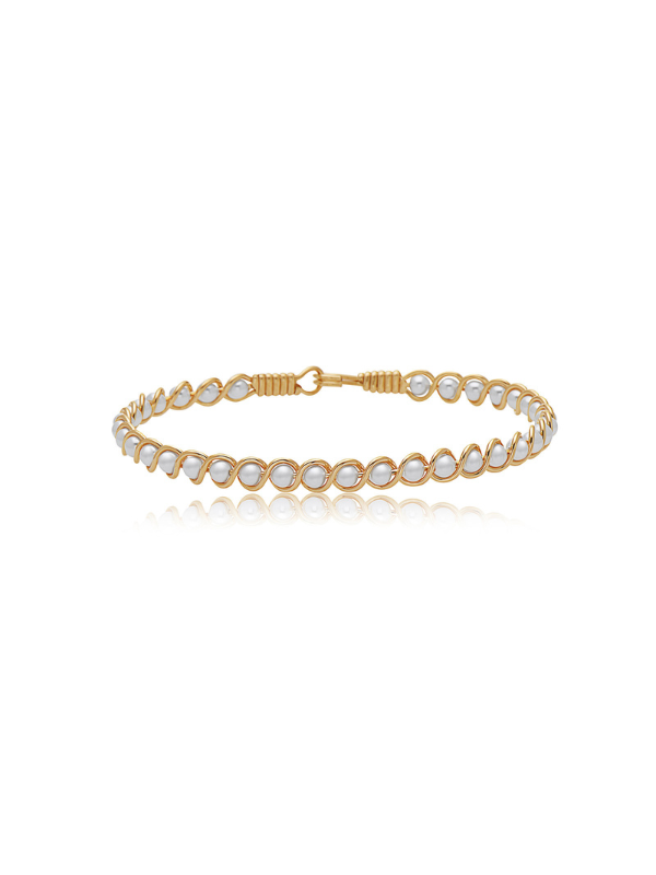 Pearl and Gold Revive bracelet by Ronaldo 