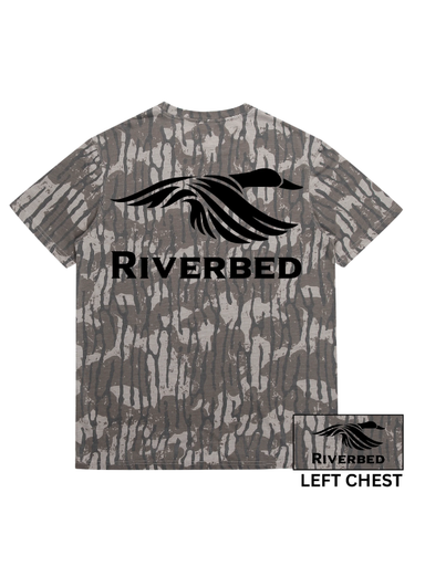 Riverbed Duck in Lowland Camo tee By Riverbed Threads
