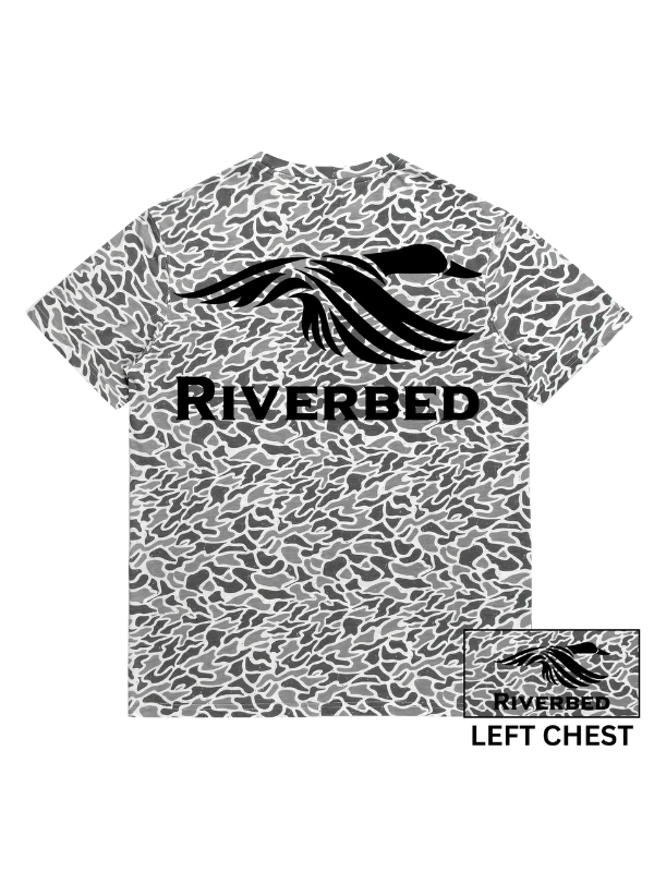 Riverbed Duck in White Old school camo  By Riverbed Threads 
