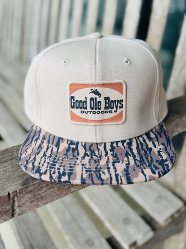 rodeo tan and camo hat 