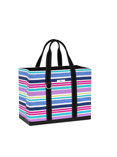 striped large tote