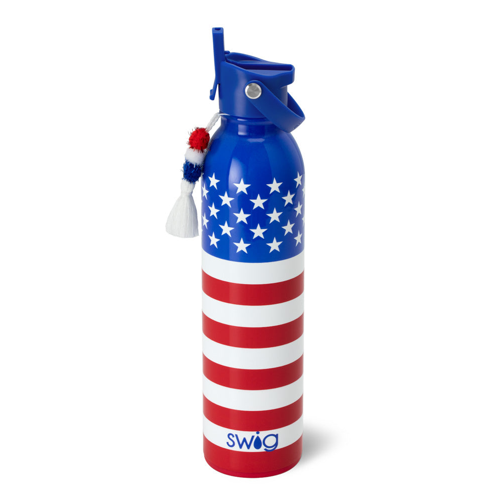 All American Flip + Sip 20oz Bottle by Swig Life