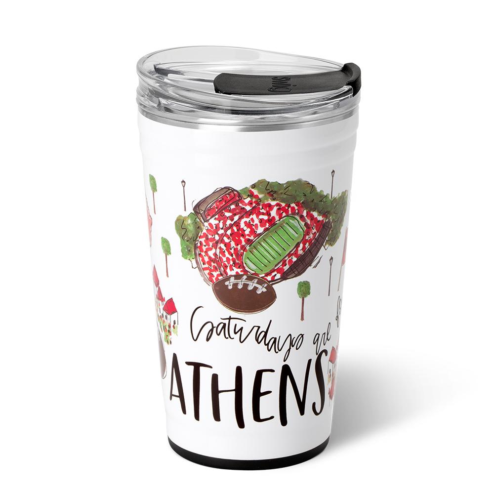 Saturdays in Athens 24oz Party Cup by Swig Life