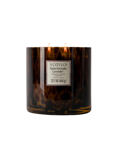 Saint Germain Lavender Tortoise Candle votivo