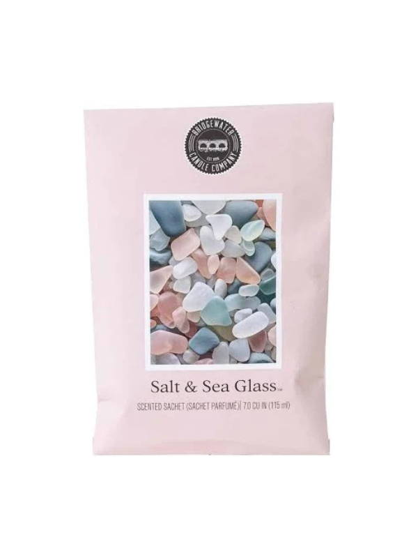 salt and sea glass scented bridgewater sachet