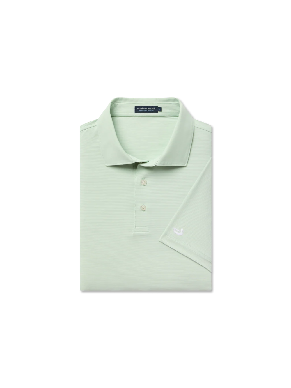 Light honeydew green mens polo shirt 